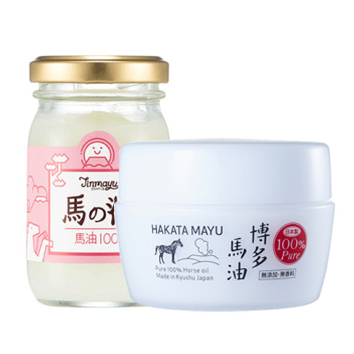 진마유 100% 크림 70ml + 하카타 프리미엄 마유 80ml